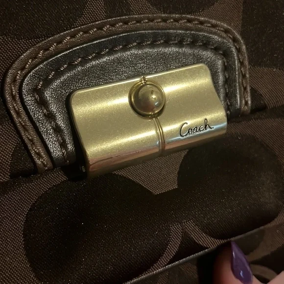 COACH Kristin Brown Shoulder/Crossbody Bag - Picture 6 of 12